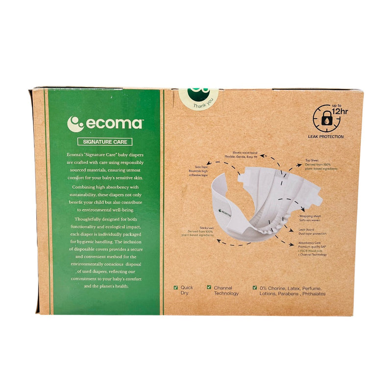 Organic Signature Care Diapers 26 Pcs L