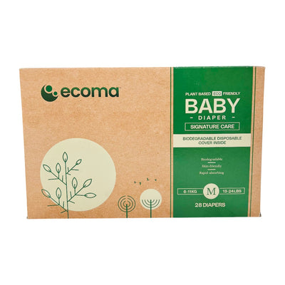 Organic Signature Care Diapers 28 Pcs M