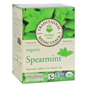 Organic Spearmint Caffeine free Herbal Tea 16 Teabags