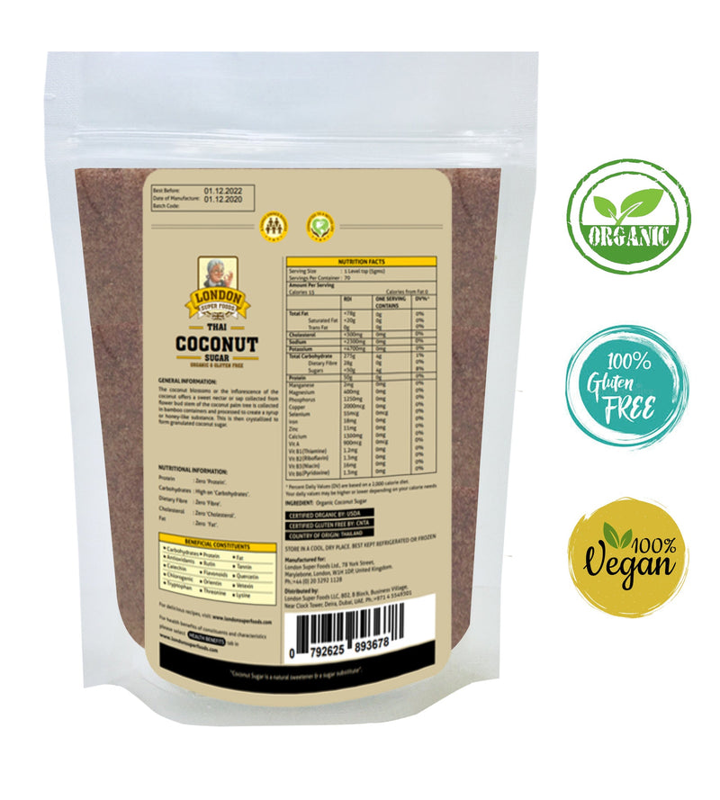 Organic Thai Coconut Sugar 350g - Gluten Free