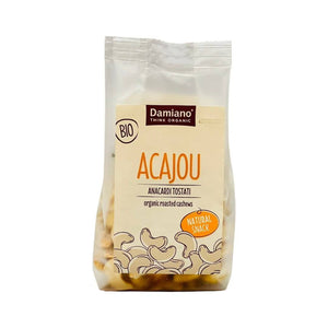Organic Toasted Peeled Cashews 100g