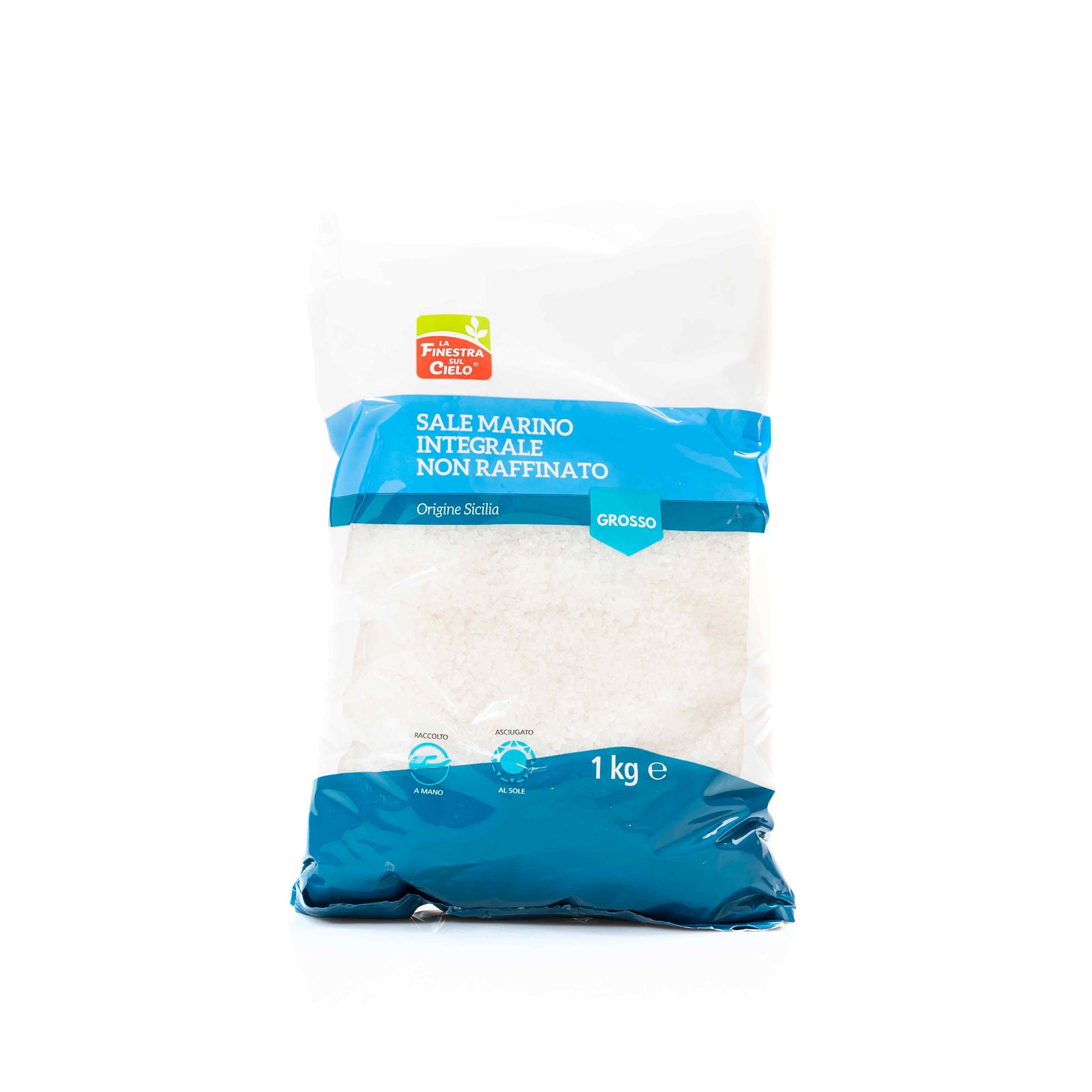 Organic Unrefined Coarse Sea Salt (Sicily) 1Kg – Lets Organic
