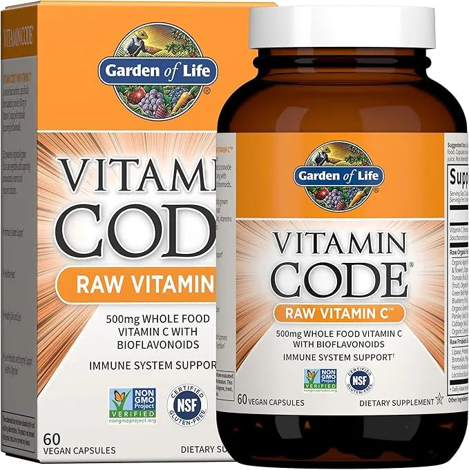 Organic Vitamin Code Raw Vitamin C 60 Capsules