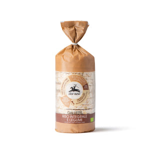 Organic Whole Rice Cakes With Legumes 100G