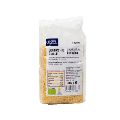 Organic Yellow Lentils 500g