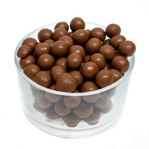 Organic Chocolate taste puffed cereals ball coated in milk chocolate