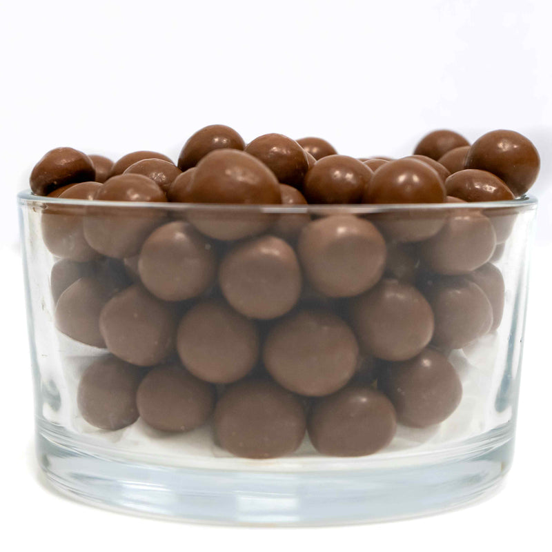 Organic Chocolate taste puffed cereals ball coated in milk chocolate