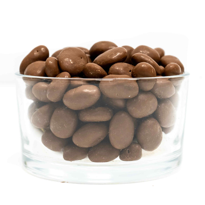 Organic Raisins coated in milk chocolate 100g