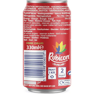 Rubicon Sparkling Pomegranate Juice Drink 330ml