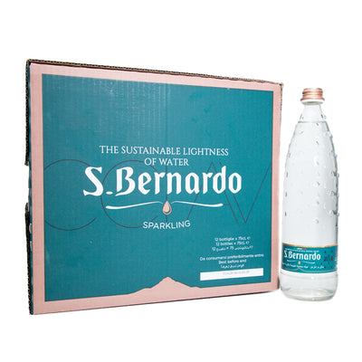 Carbonated Glass Water Bottle Box (750mL x12)