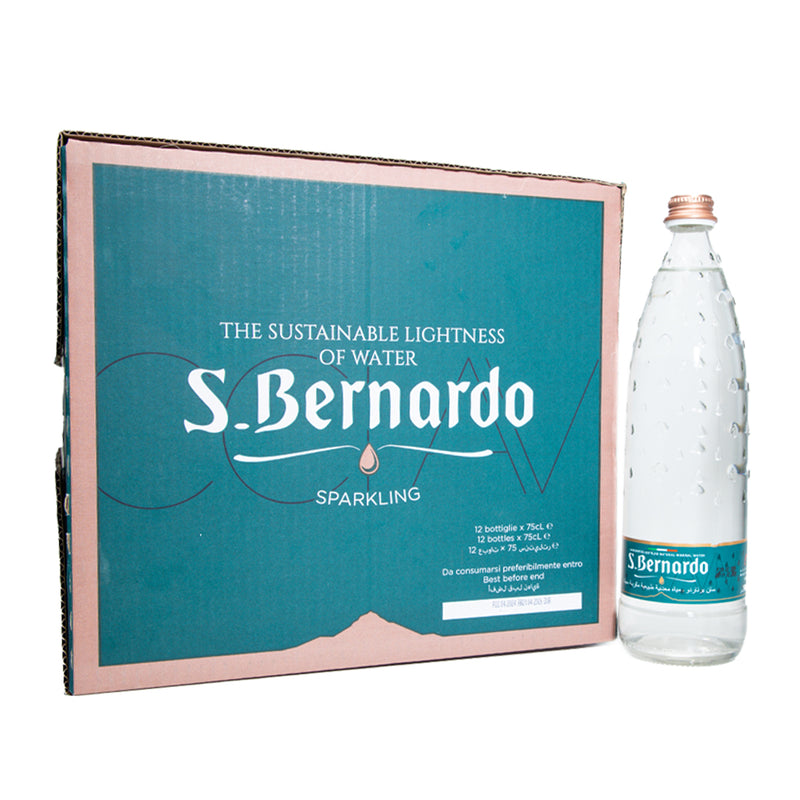 Carbonated Glass Water Bottle Box (750mL x12)