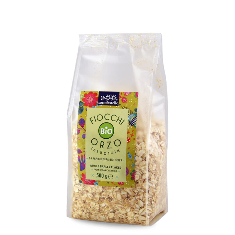 Organic Flakes of Whole Barley 500g