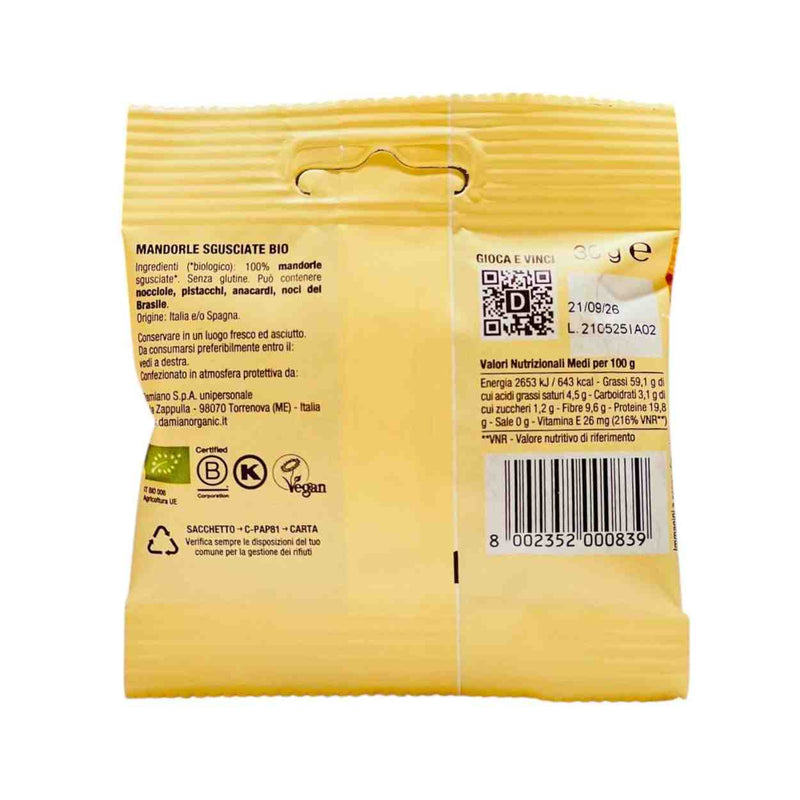 Shelled Almonds (RAW) - 12x30g