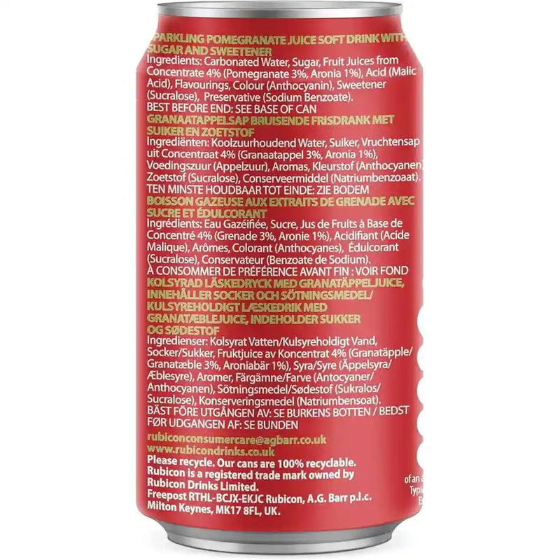 Rubicon Sparkling Pomegranate Juice Drink 330ml