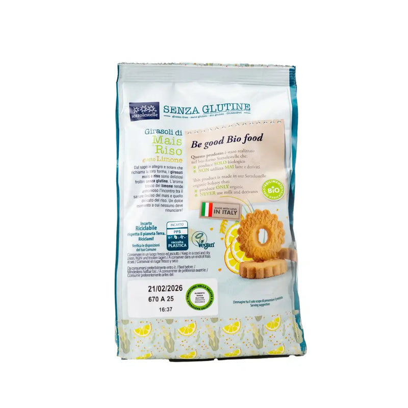 Organic Sunflowers of Corn and Rice with Lemon 250g