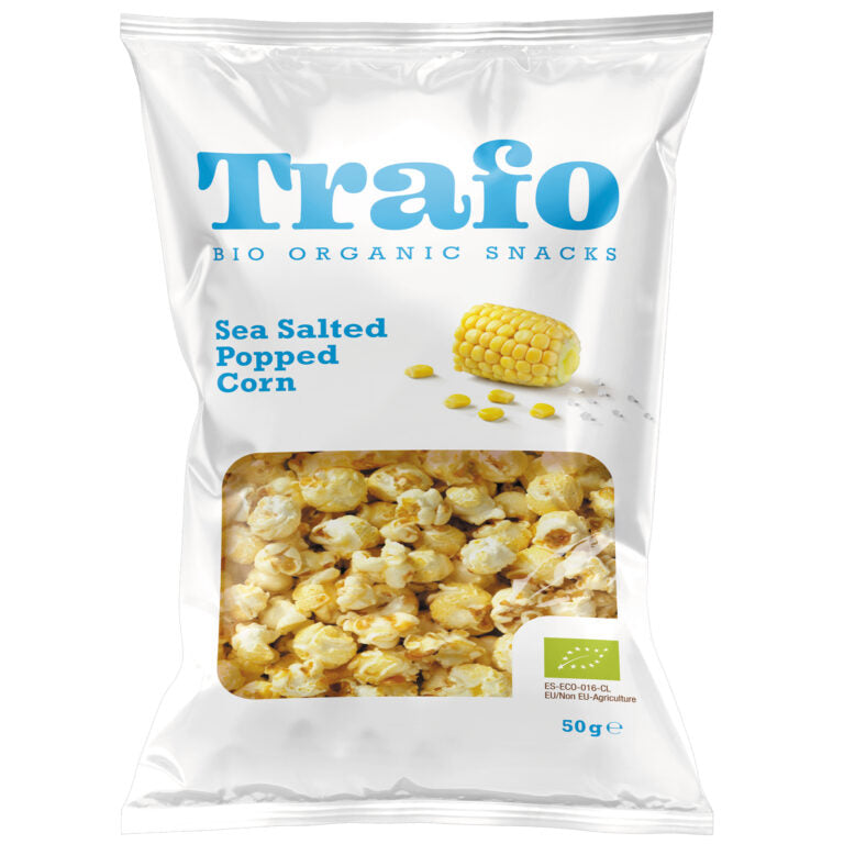 Organic Sea Salted Popped Corn 50g