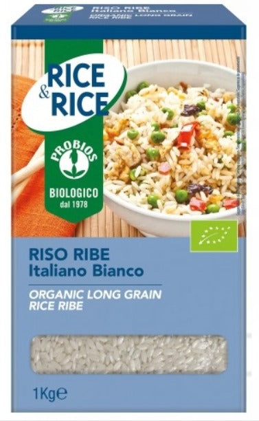 Organic Ribe Long White Grain Rice Ribe 1kg