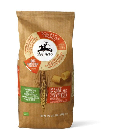 Organic Mezze Maniche Senatore Cappelli 500g - Alce Nero -
