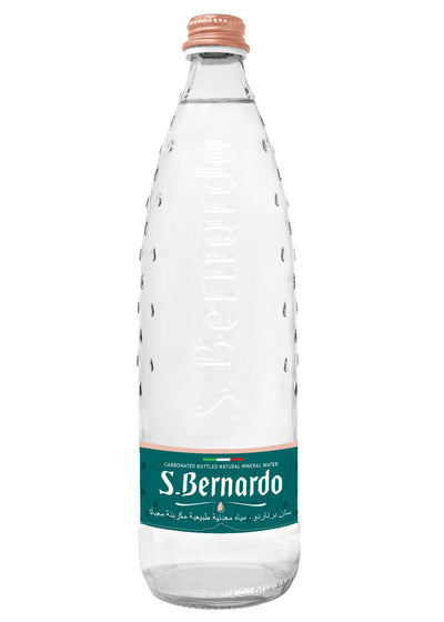 Carbonated Glass Water Bottle 750ml - San Bernardo -