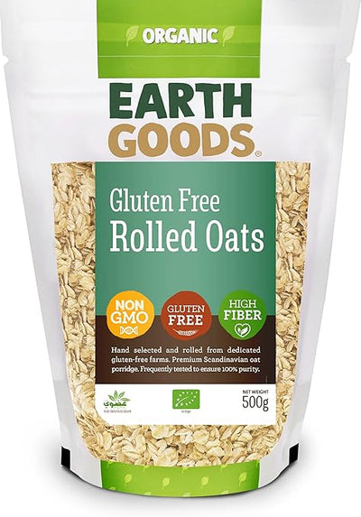 Organic Oat Flakes gluten-Free 500g - Earth Goods -