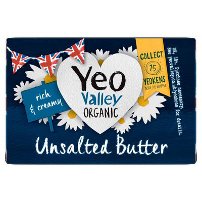 Organic Unsalted Butter 200g - Yeo Valley -