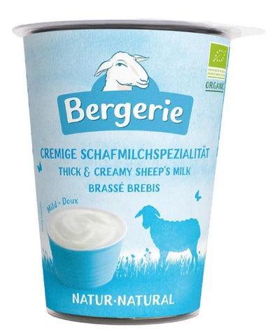 Organic Sheep's Milk Natural Stirred Yoghurt 400g - Bergerie -