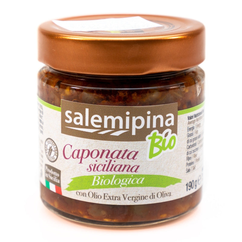 Organic Ready to use Sicilian Caponata 190g