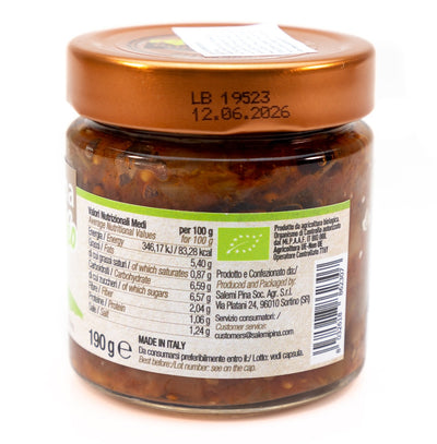 Organic Ready to use Sicilian Caponata 190g