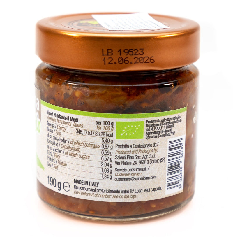 Organic Ready to use Sicilian Caponata 190g
