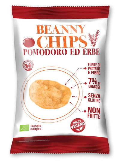 Beanny Chips Pomodoro Ed Erbe 40g - Beanny Chips -