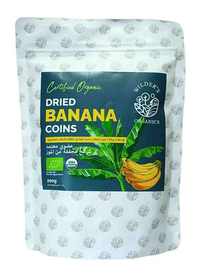Wilders Organic Dried Banana Coins - 200g