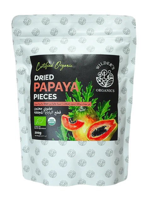 Wilders Organic Dried Papaya Pieces - 200g