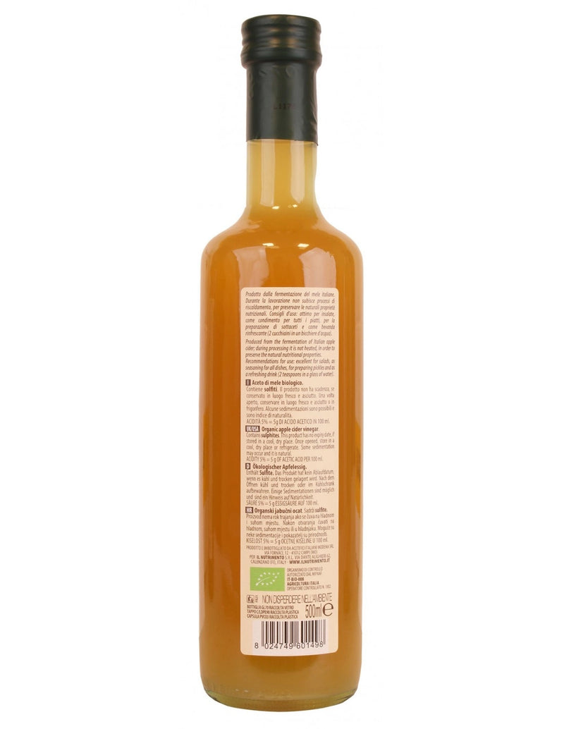 Organic Italian Apple Cider Vinegar 500ml