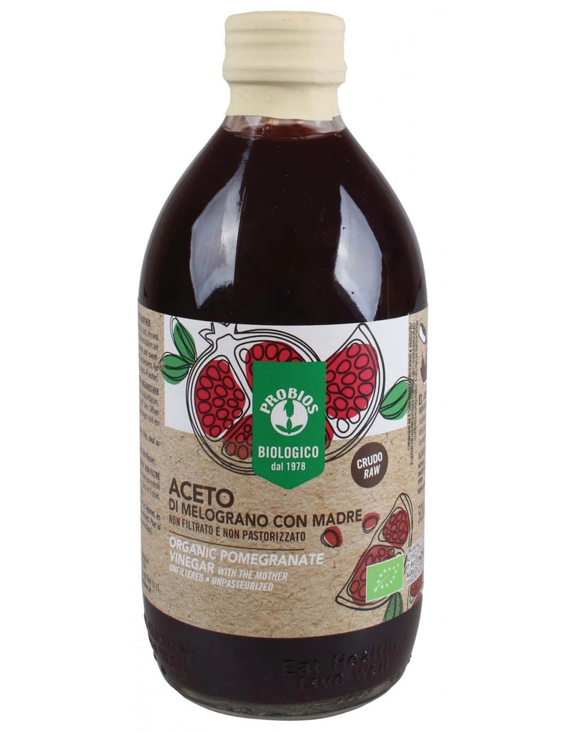 Organic Pomegranate Vinegar With The Mother 500ml