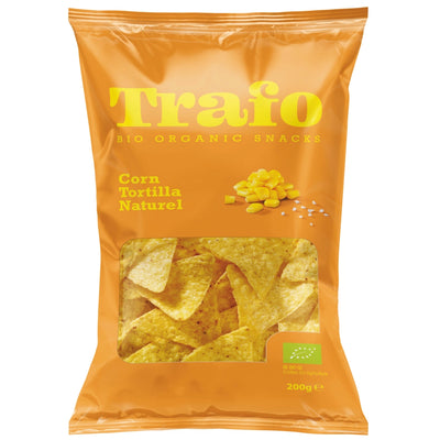 Organic Tortilla Crisps Naturel 200 gram