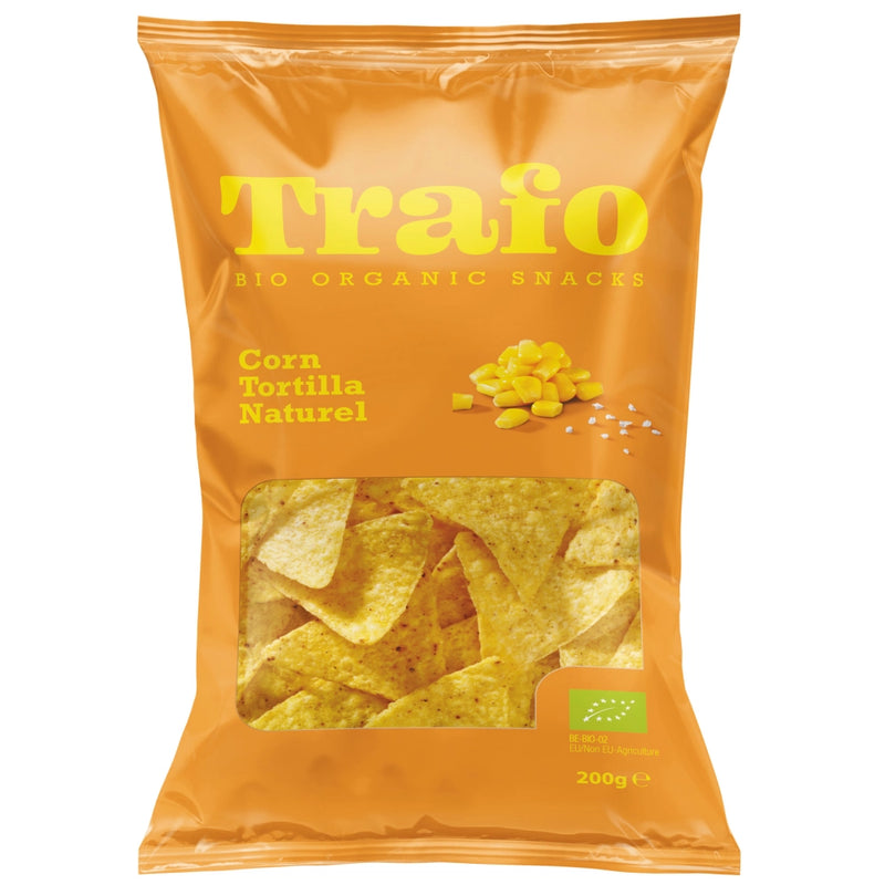 Organic Tortilla Crisps Naturel 200 gram