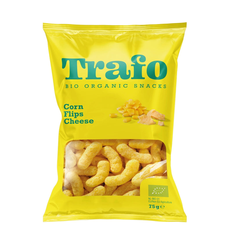 Organic Corn Flips Cheese  75g