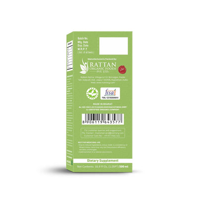 Organic Wheatgrass Juice 500ml