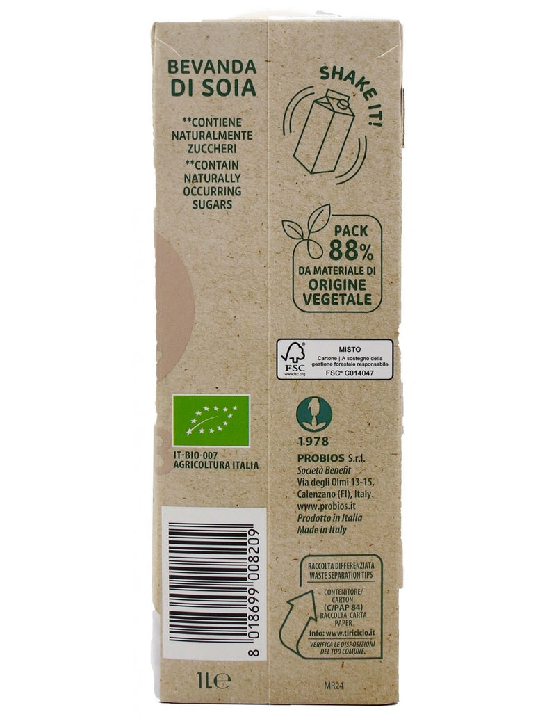 Organic Soy Milk Drink Natural 1L