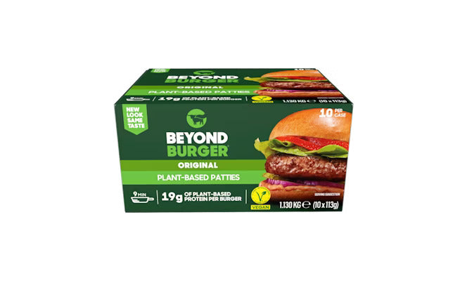 Organic Frozen Vegan Burger Paties 10Pcs(Gf) 1.13Kg