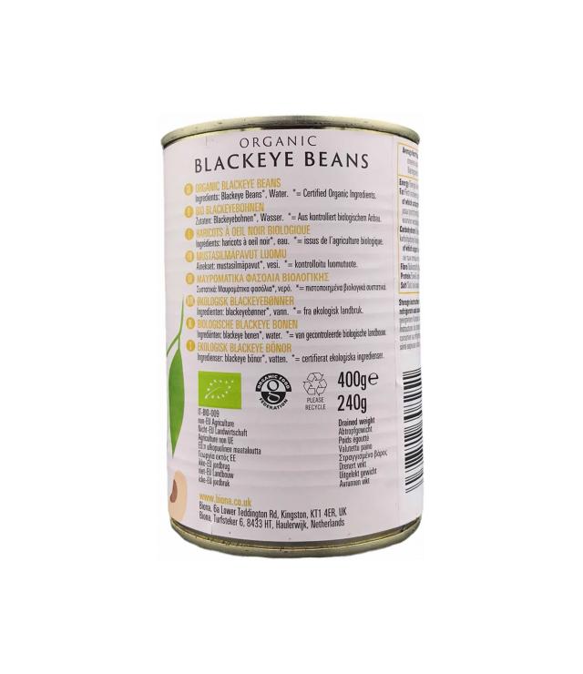 Organic Black Eye Beans 400G