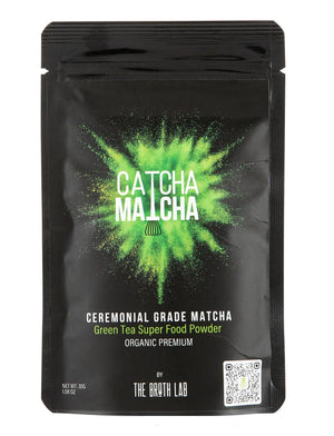 Organic Catcha Matcha Ceremonial Grade Green Tea 30g image 1