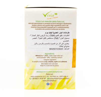 Organic Carrot Crackers 150g