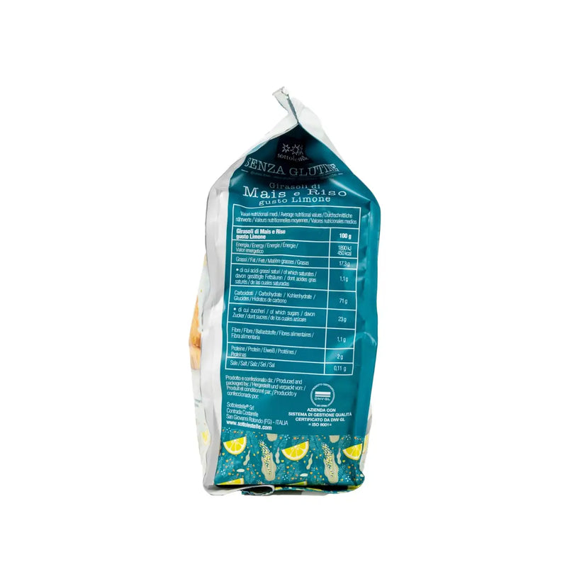 Organic Sunflowers of Corn and Rice with Lemon 250g