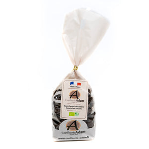 Organic Candied dried cranberry coated in dark chocolate