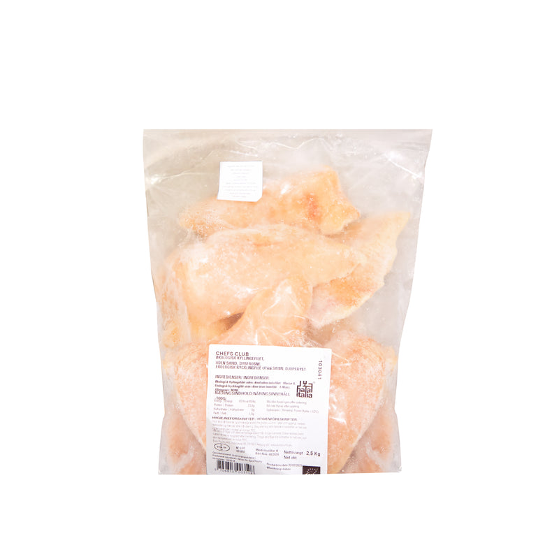 Organic Chicken Fillets Iqf.Halal 2.5Kg
