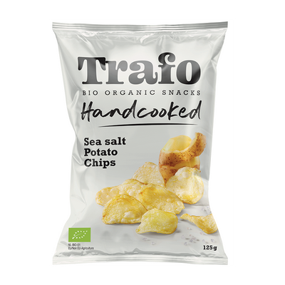 Organic Handcooked Crisps Sea Salt 125g