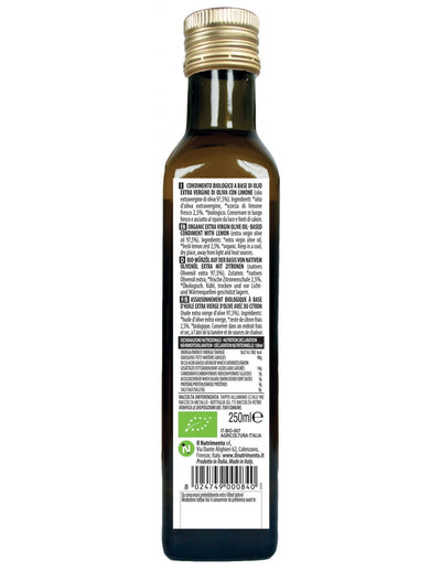 Organic Lemon Extra Virgin Olive Oil 250ml