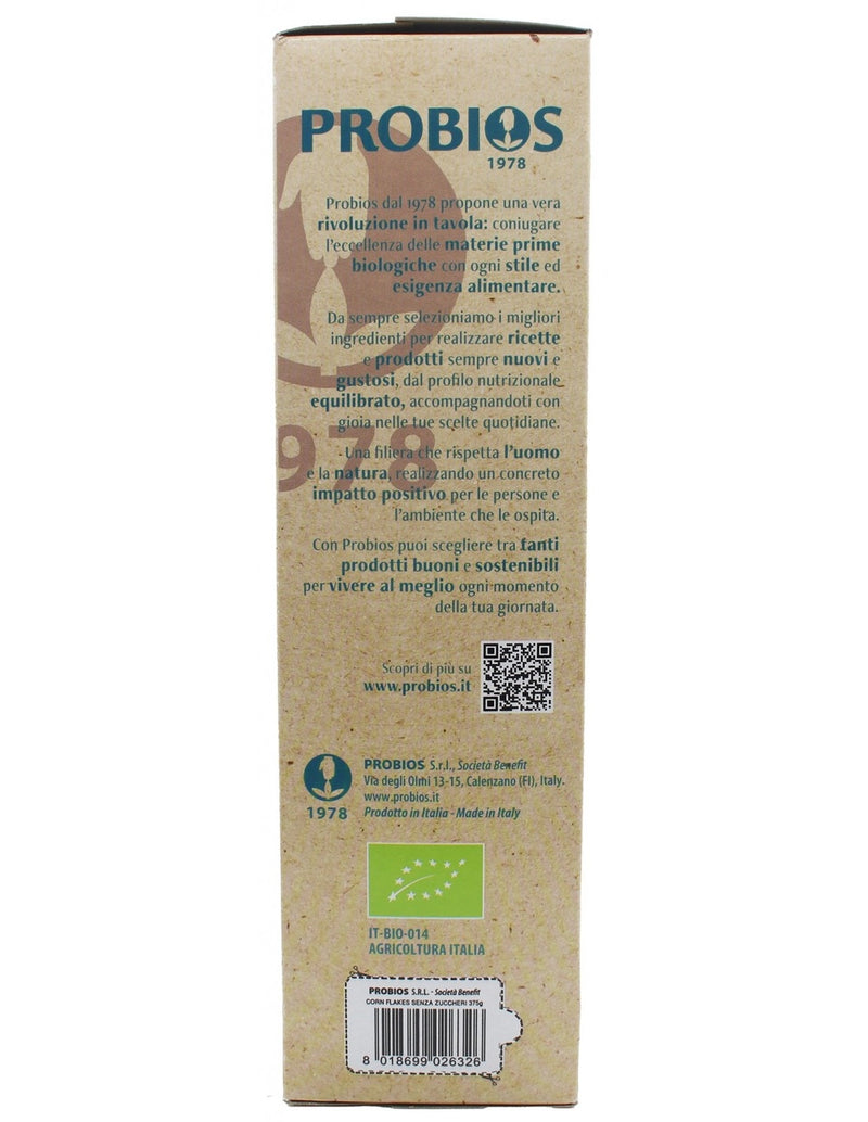 Organic Sugar Free Corn Flakes 375g