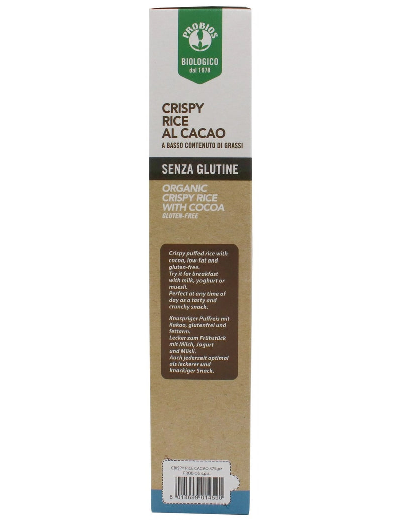 Organic Crispy Rice With Cocoa 375g